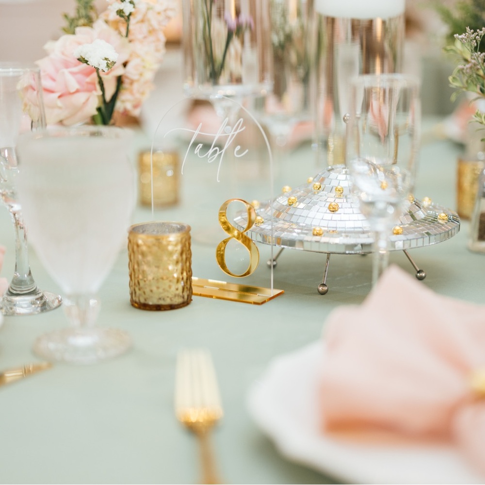Acrylic Table Numbers 1-20